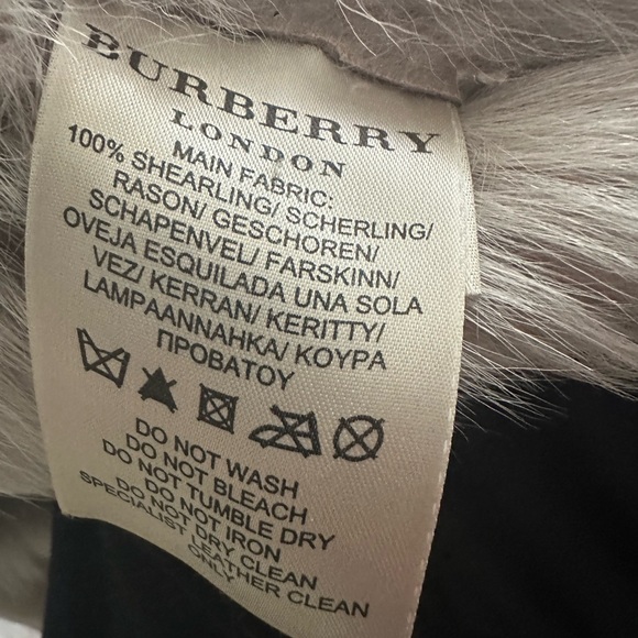 Burberry real Shearling crop jacket - Picture 2 of 3